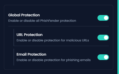 Protection Settings